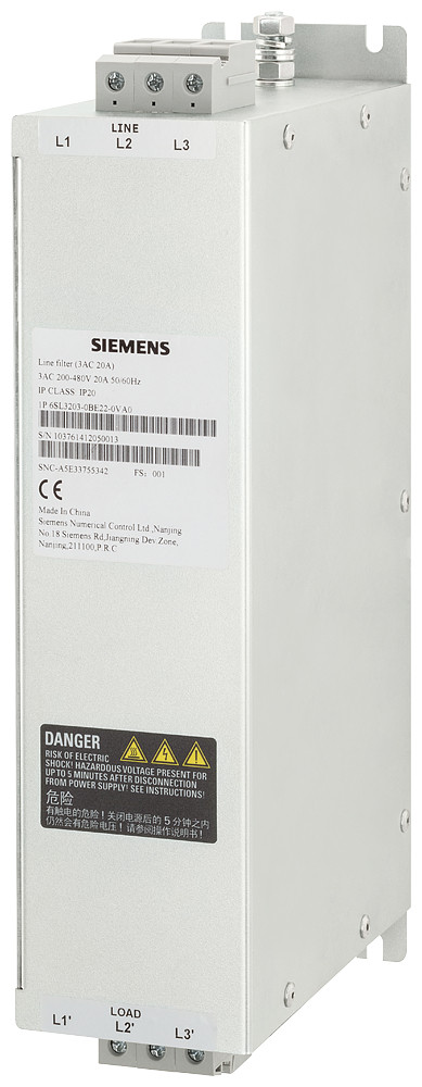Siemens SINAMICS Netfilter Netfilter, 3ac 200-480 V, 5,0 A