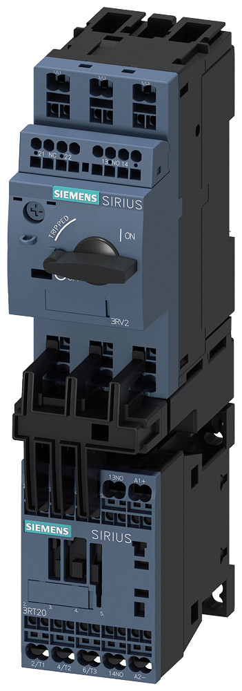 Siemens SIRIUS 3RA21 Motoraftakking, directstarter, S00, 1,4-2a, DC 24V, 150ka