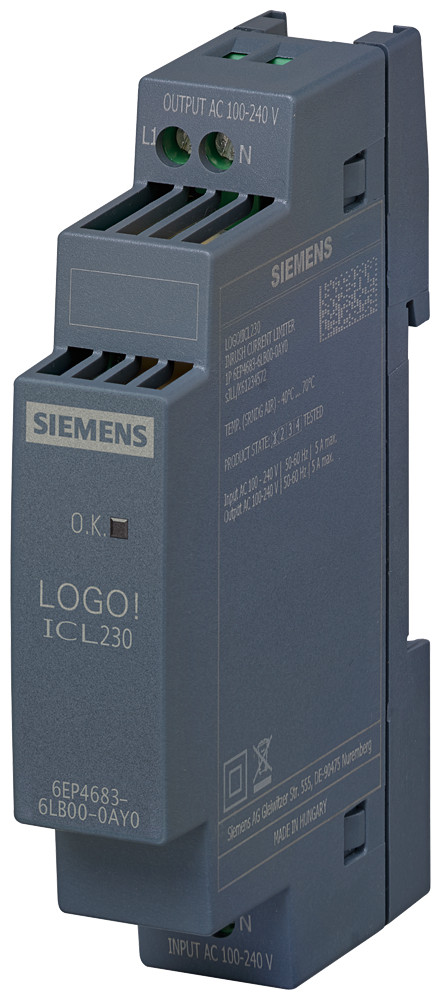 Siemens Logo! Inrush current limiter 1ac 100-240 V/5 A