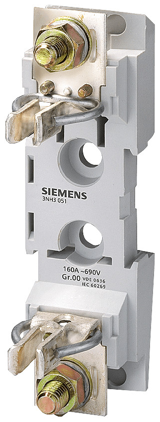 Siemens LV HRC fuse base SZ.00 1P flat