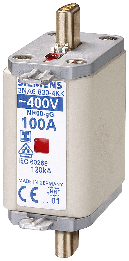 Siemens LV HRC fuse smeltpatroon (mes) NH00 combikenmelder 100a