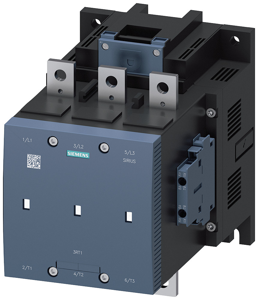 Siemens 3RT magneetschakelaar ac/DC 291KW 500a ac3 schroefaansluiting 3cont
