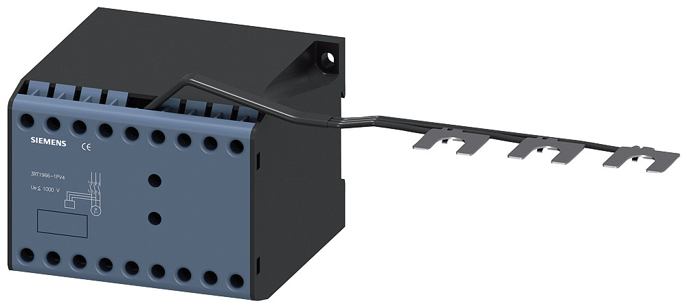 Siemens SIRIUS 3RT19 Uitrustingsmodule Hoofdstroombaan voor 3RT126/7, tot ac 1000 V, schroe