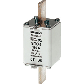 Siemens Sitor fuse smeltpatroon (mes) NH1 bovenkenmelder 315a