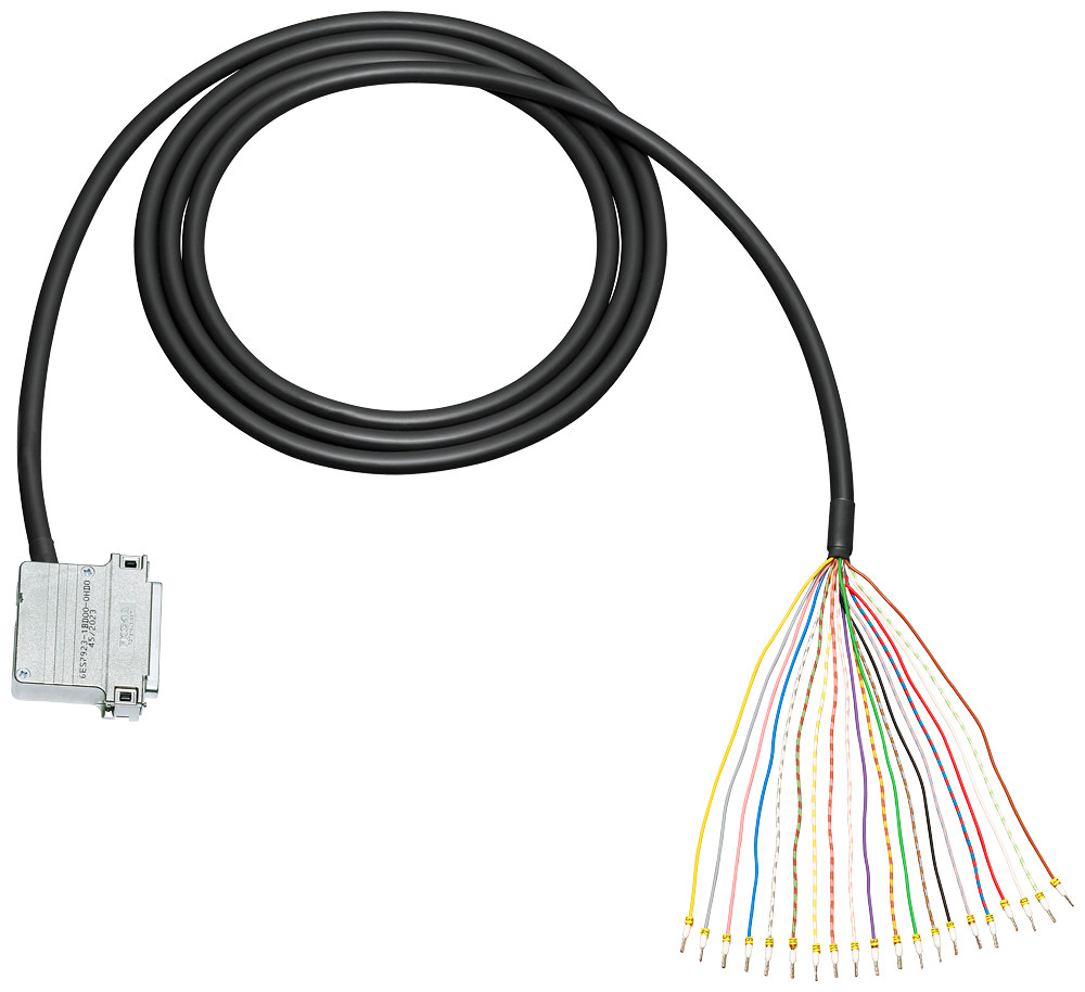 Siemens Modular connection Round Cable 20-pole, 0.56 MM2, D-sub socket on ferrule shielded 3.0 M