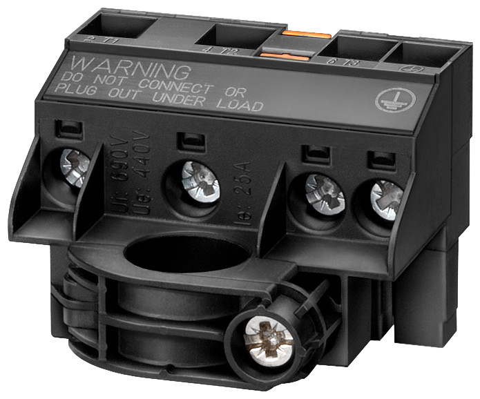 Siemens SIRIUS 3RT19 Motoruitgangsstekker Voor terminalmodule voor 3RT2.1 en 3RT2.2