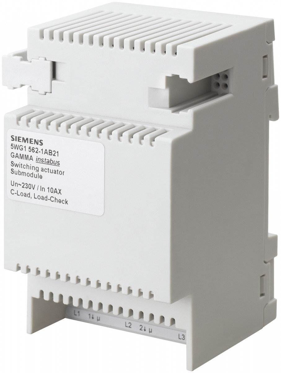 Siemens N 562/21-switch actuator submodule 3xac 230/400 V 10 ax C load load-check