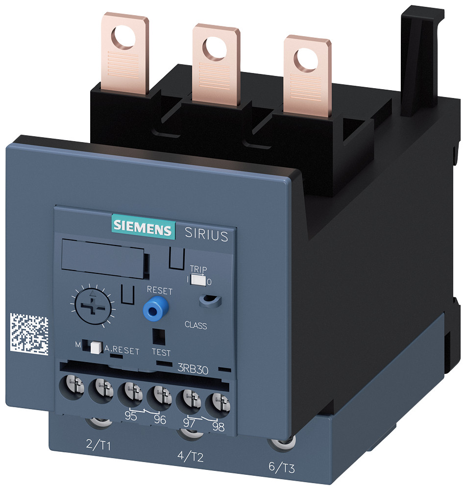Siemens SIRIUS 3RB3 Overbelastingsrelais, 12,5-50 A, ter motorbeveiliging, S3, class 20e,