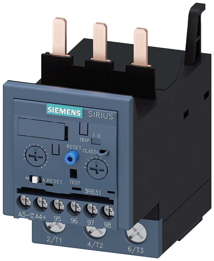 Siemens SIRIUS 3RB3 Overbelastingsrelais, 12,5-50 A, ter motorbeveiliging bouwgrootte S2,
