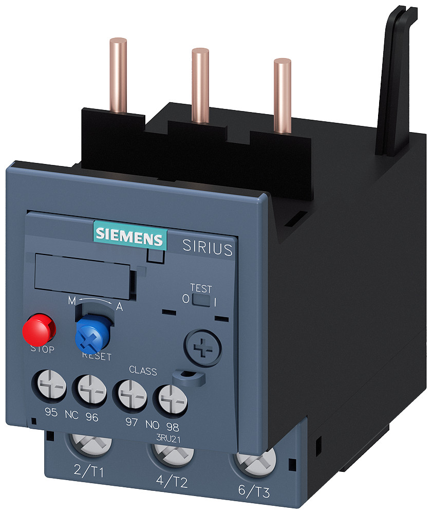 Siemens SIRIUS 3RU2 Overbelastingsrelais 5,5-8 A motorbeveiliging, S2, class 10, contactor