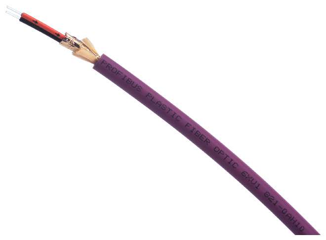 Siemens SIMATIC NET PB Pof standard cable (980/1000), plastic, PVC outer sheath, 4X ST, 65
