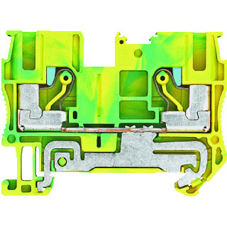 Siemens 8WH6000 verbindingsrijgklem 10MM² eendr. 6MM² meerdr. groen/geel