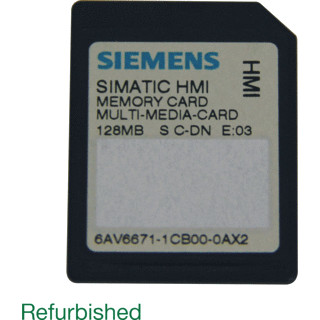 Siemens PLC geheugenkaart