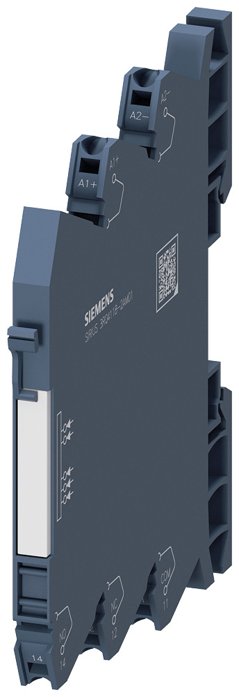 Siemens SIRIUS 3RQ4 Plug-In-coupler, DC 24 V, 1 wisselcontact, veerklemaansluiting (push-I