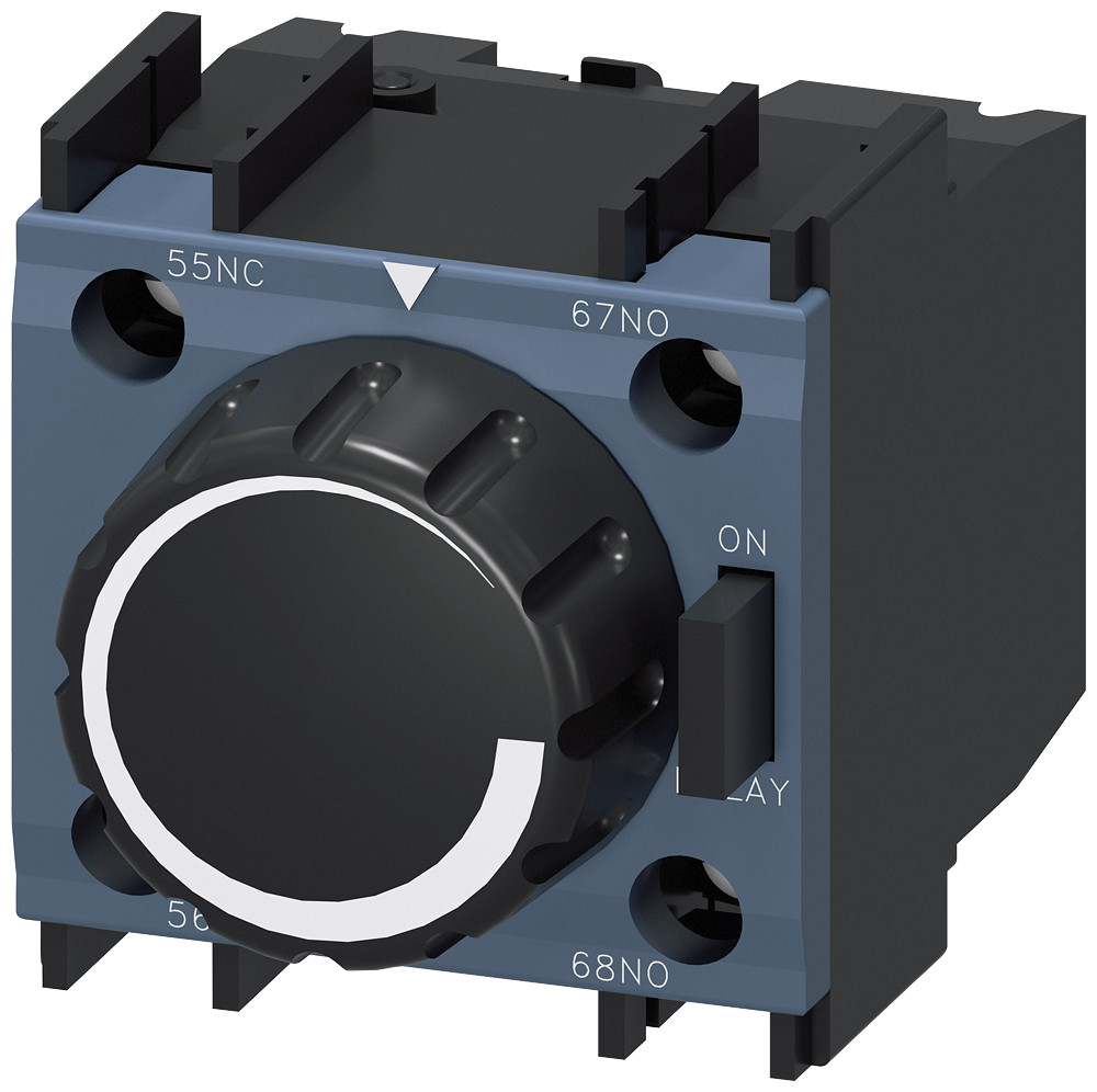 Siemens Pneumatic Timing relay block, on-delay 1-30S, 1no+1nc for motor contac