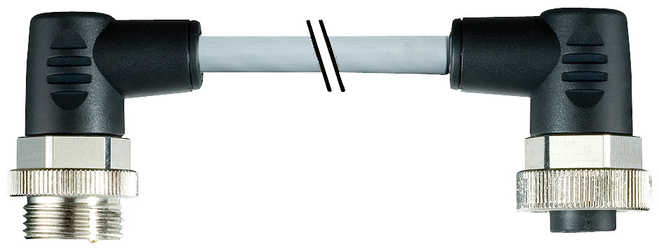 Siemens Power Line, 5 M, 2X 7/8 angled, 1.5 MM², socket, 5-pole, 24 V
