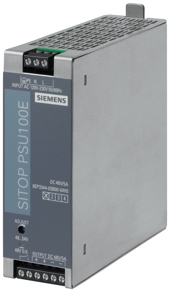Siemens Power Supply siplus PS psu100e, single-phase 48 V DC/5 A