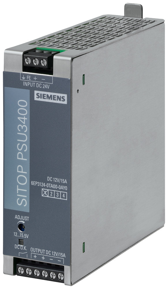 Siemens Power Supply sitop psu3400, 24 V DC/ 12 V DC/15 A