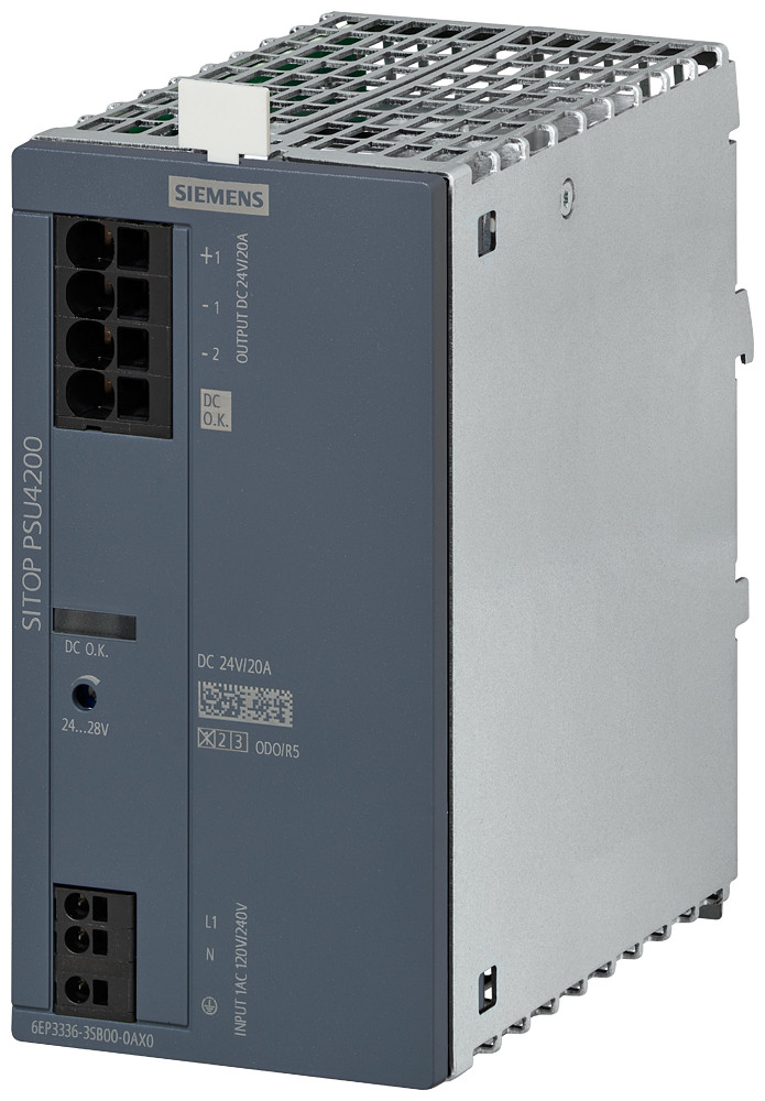 Siemens Power Supply sitop psu4200, single-phase 24 V DC/20 A