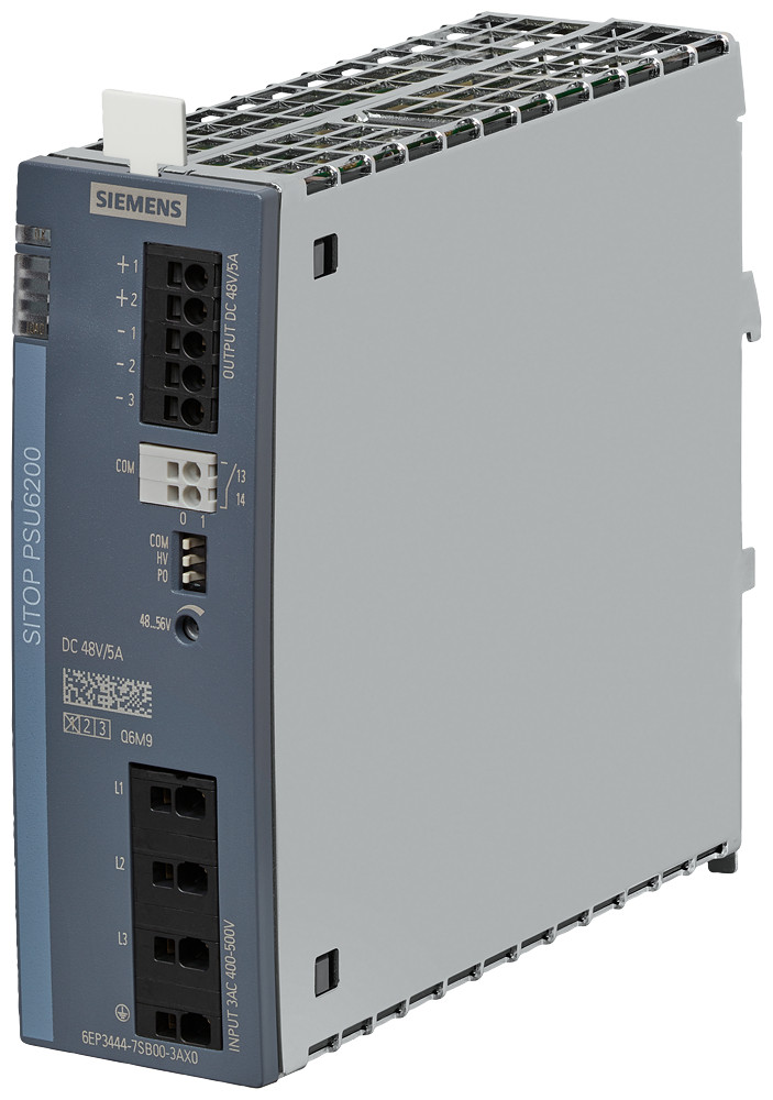 Siemens Power Supply sitop psu6200, 3-phase 48 V DC/5 A