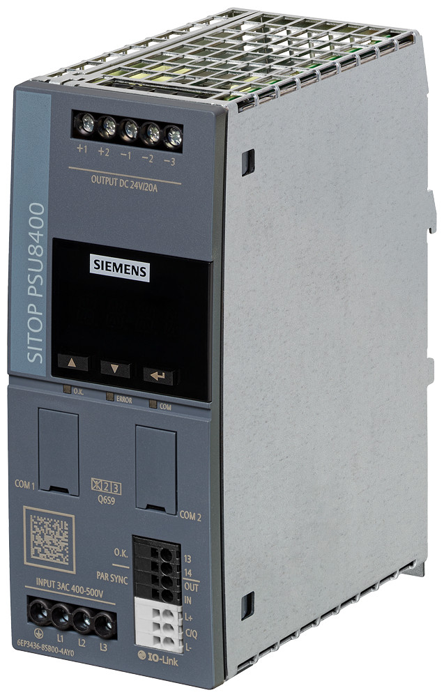 Siemens Power Supply sitop psu8400, 3-phase 24 V DC/20 A iol