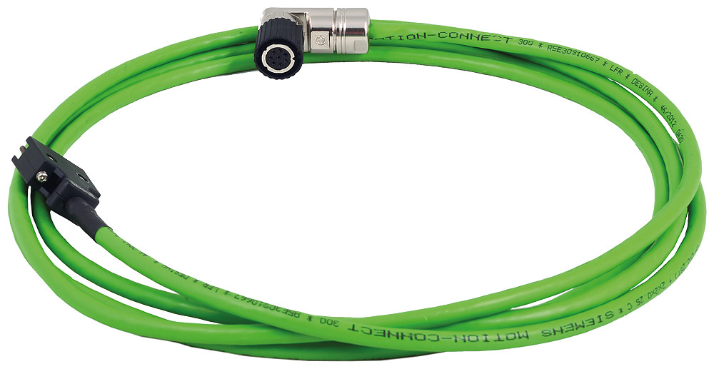 Siemens Pre-Assembled signal cable for abs. encoder in S-1FL6 hi with battery