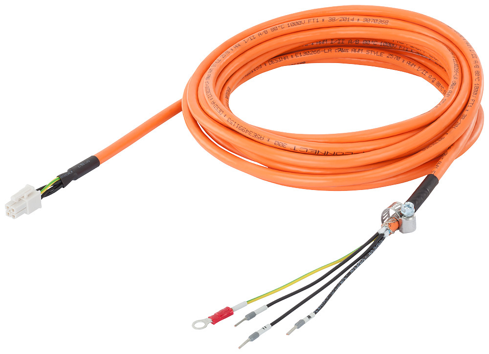 Siemens voorgemonteerde kabels Vermogensleiding Geconfigureerd aan V90 230 V FS A, B, C, D (1KW)