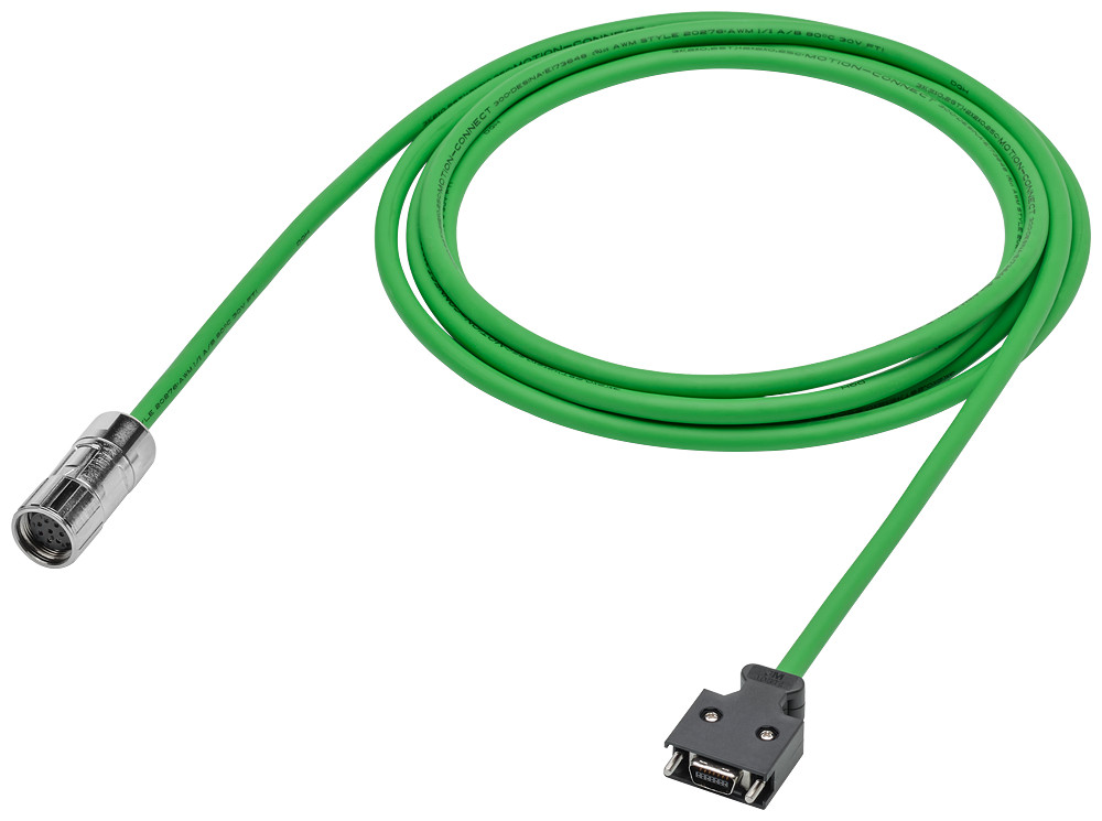 Siemens voorgemonteerde kabels Signaalleiding Geconfigureerd voor incr. encoder