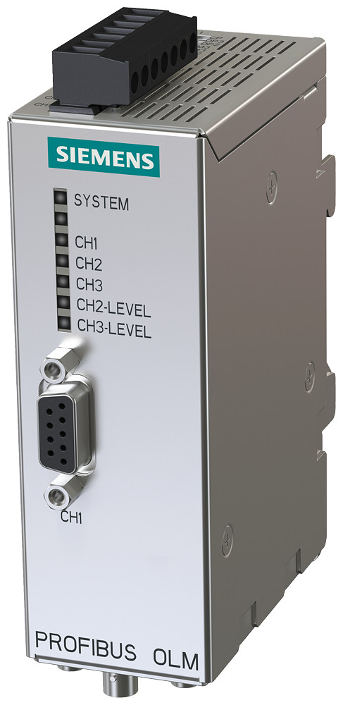 Siemens Profibus Olm/G12-1300 V4.0 optical link module, 1X RS485, 2X bfoc (gla