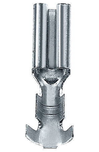 Siemens SIRIUS 3SB2 Insteekhuls Voor vlakstekkers, 2,8 X 0,8 MM, sluitveer ter vergrendeli