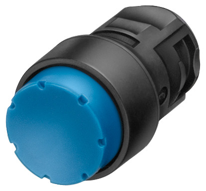 Siemens Pushbutton, 16 MM, round plastic, red