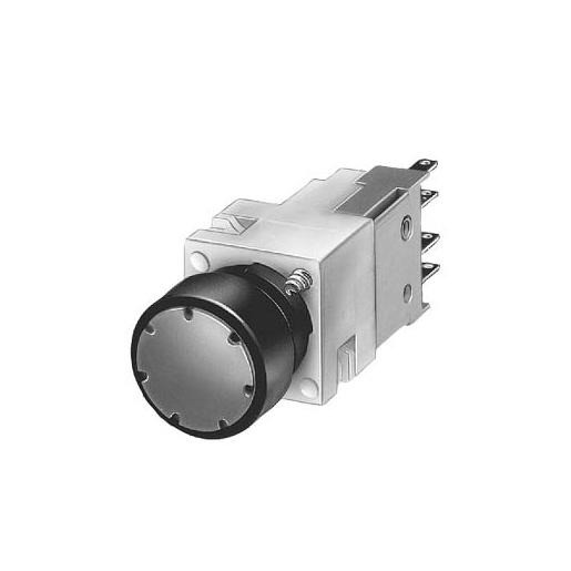 Siemens Pushbutton black flat 1NC
