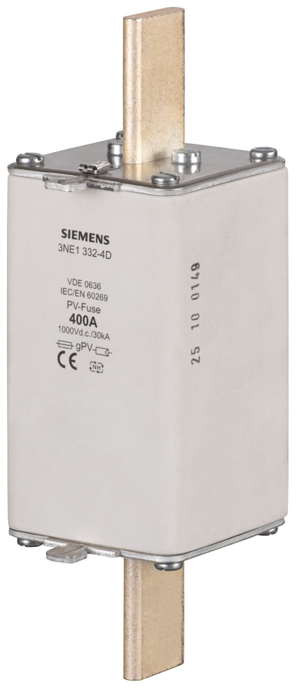 Siemens PV fuse smeltpatroon (mes) NH2 bovenkenmelder 315a