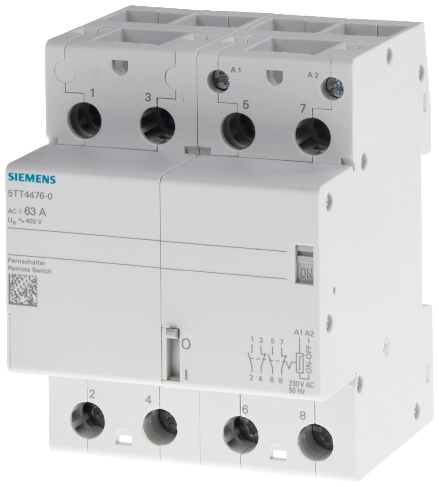 Siemens Remote control switch,4no,ac230v