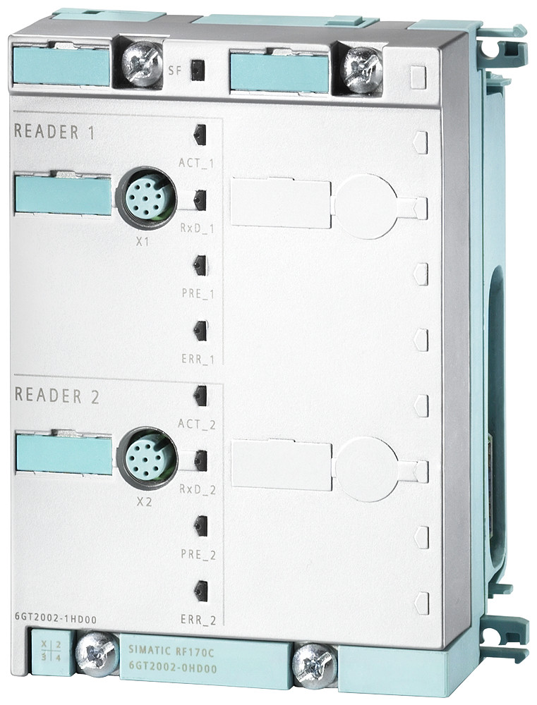 Siemens SIMATIC RF Connection block for RF1 Rfid Connection block for RF170C, connection of 2 readers using M12, R