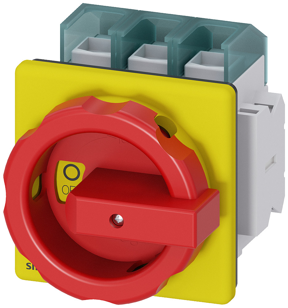 Siemens Sentron, 3LD switch disconnector, emergency off switch, 3-pole ...