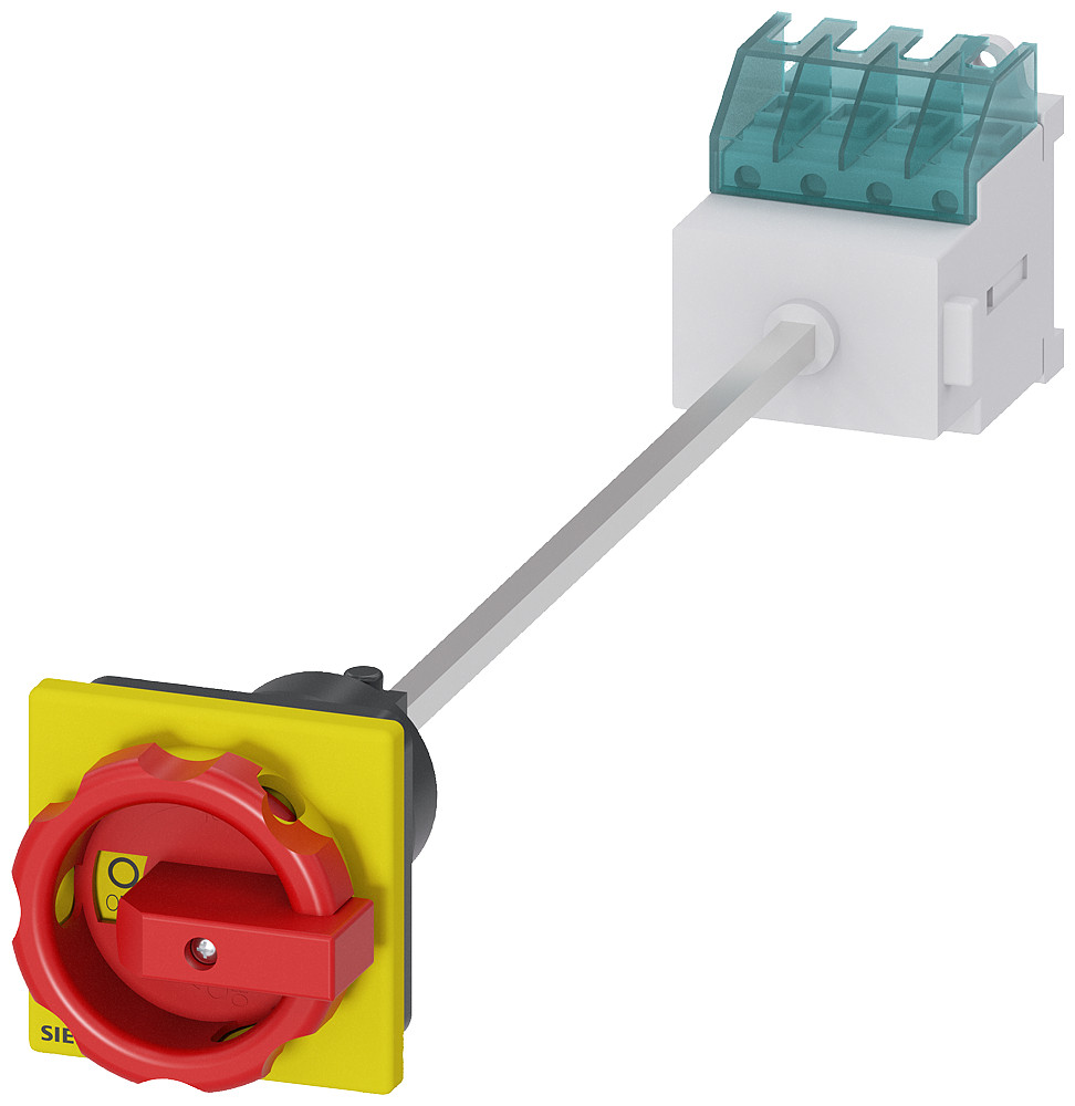 Siemens Sentron, 3LD switch disconnector, emergency off switch, 3-pole, iu: 16