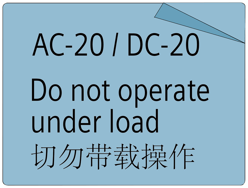 Siemens SENTRON 3KD9 Toebehoren Voor 3 K opschriftplaatje voor ac-20/DC-20 applicaties