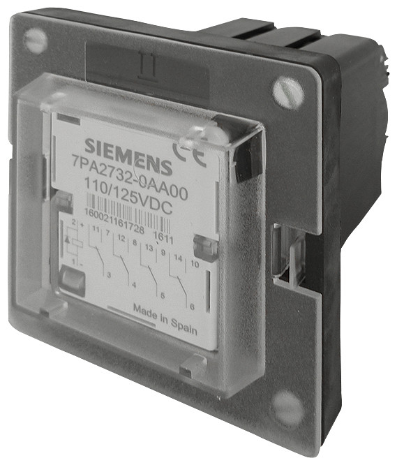 Siemens Instantaneous Relay 4 changeover contacts tripping time 8 MS auxiliary