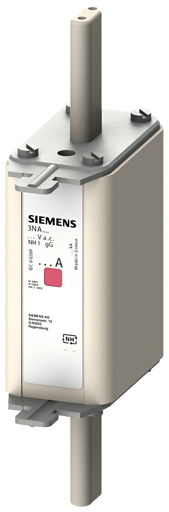 Siemens LV HRC fuse link, NH1, in: 80 A, GG, un ac: 690 V, un DC: 440 V