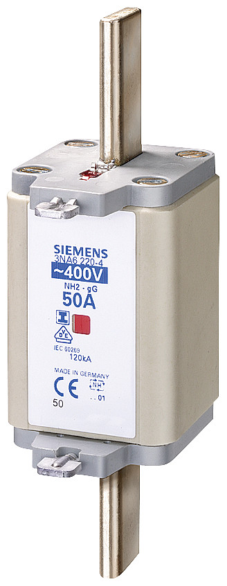 Siemens LV HRC fuse link, NH2, in: 315 A, GG, un ac: 400 V, combined indicator