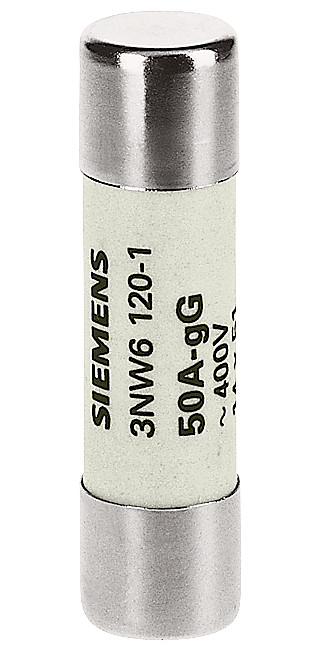 Siemens Sentron, cylindrical fuse, 14 X 51 MM, 6 A, GG, un ac: 690 V