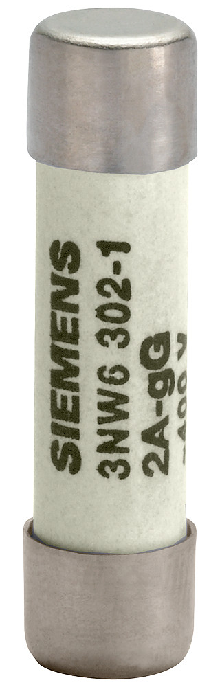 Siemens Sentron, cylindrical fuse, 8 X 32 MM, 2 A, GG, un ac: 400 V