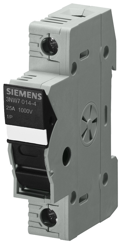 Siemens Sentron, cylindrical fuse holder, 10x38 MM, 1-pole, in: 30 A, ue DC: 1