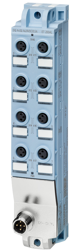 Siemens Simatic Et 200al io-link diq 4+DQ 4x24vdc/0.5a 8X M8