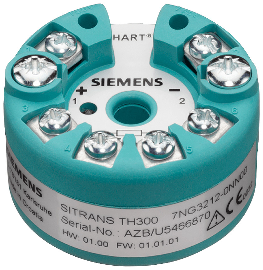 Siemens Temperature Transmitter sitrans TH300 for installation in the connecti