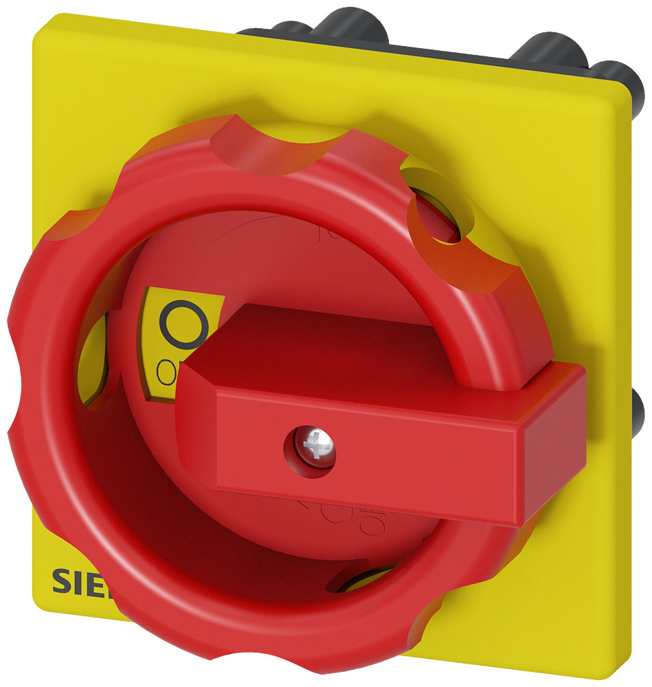 Siemens SENTRON 3LD9 Draaiaandrijving, rood/geel 66 X 66 MM frontplaatbevestiging bevestigi
