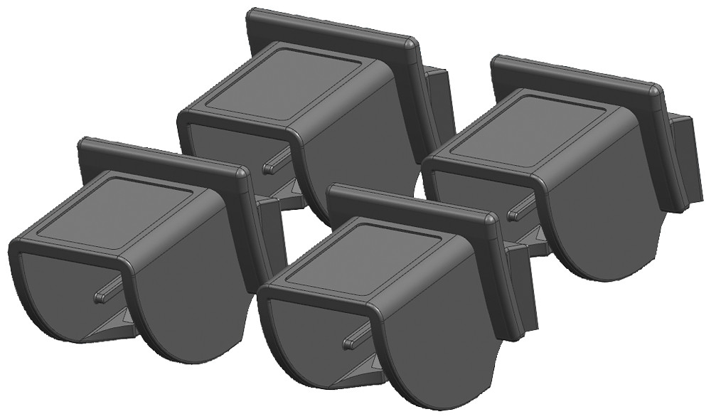 Siemens S7-1200 2XRJ45 trekontlasting (4 stuks)
