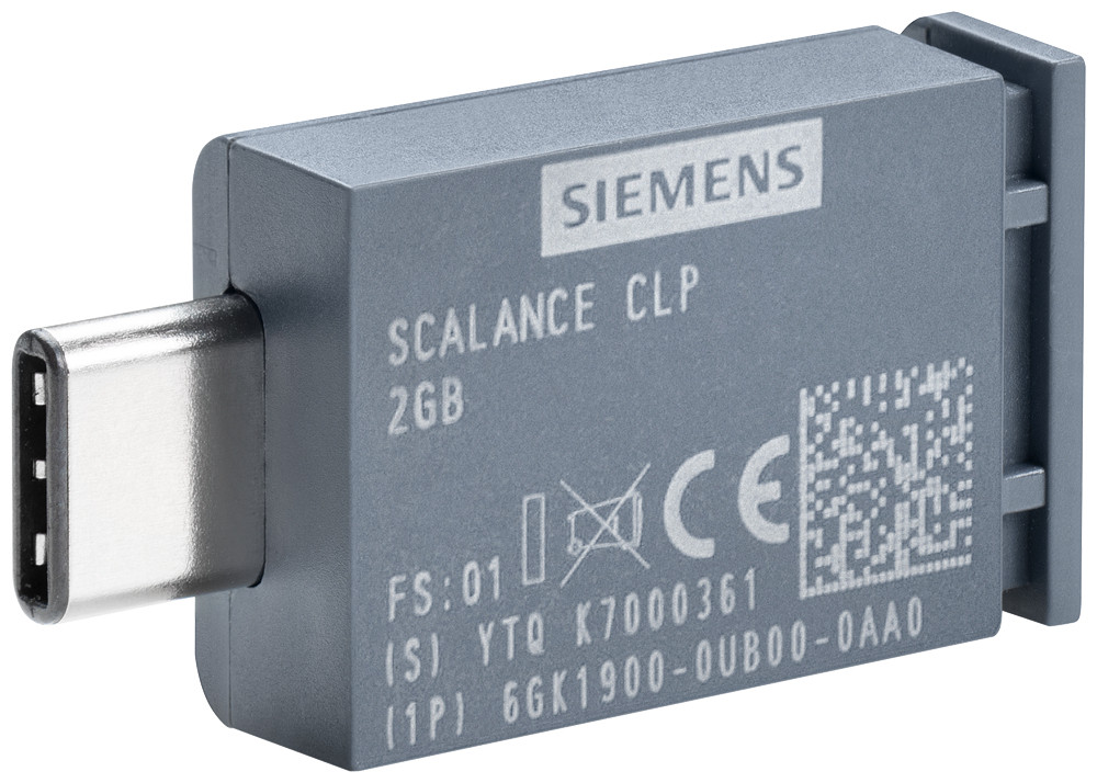 Siemens Scalance CLP 2 GB, removable data storage medium for easy device repla