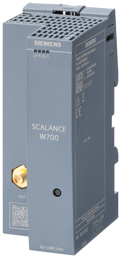 Siemens SCALANCE WUB762-1 iFeatures Iwlan Client/wlan bridge, ip20, ieee 802.11ax, 601 MBPS, 1XRJ45, ifeat
